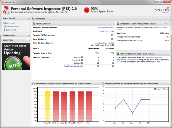 Secunia PSI - Personal Software Inspector