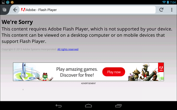 Adobe flash para iphone 4 2012