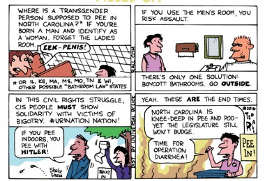 a solution for transgender people in NC looking for a place to pee