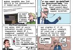 bernie sanders qualified hillary clinton cartoon