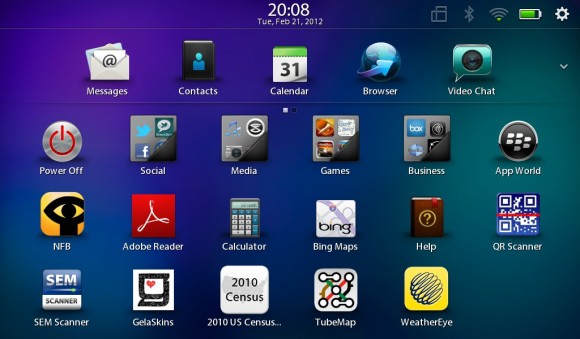 BlackBerry Playbook Desktop