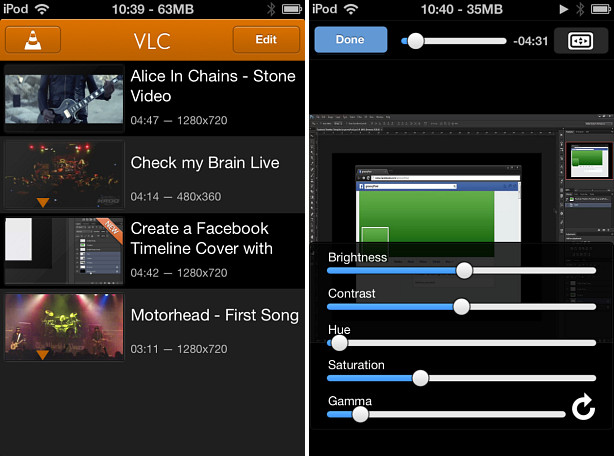 VLC iOS App Features