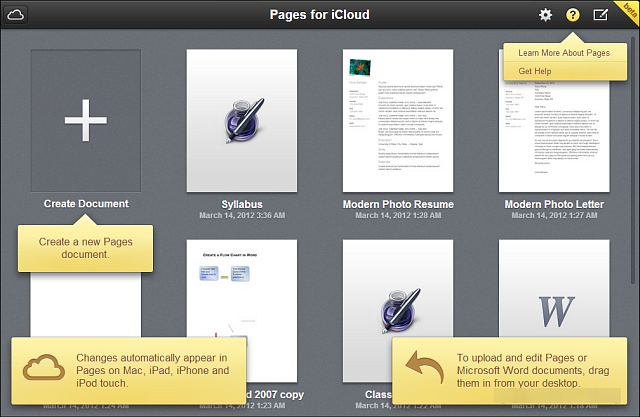 Pages iCloud