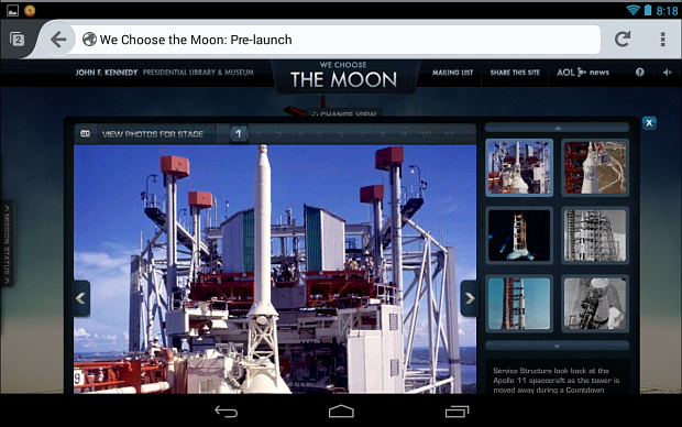 We Choose the Moon Flash Site
