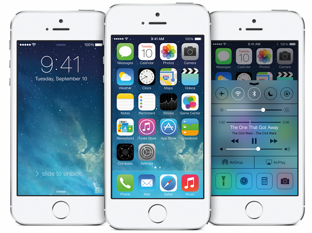 iOS 7 iPhone 5S