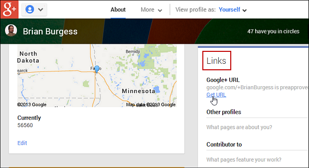 About Links Get URL