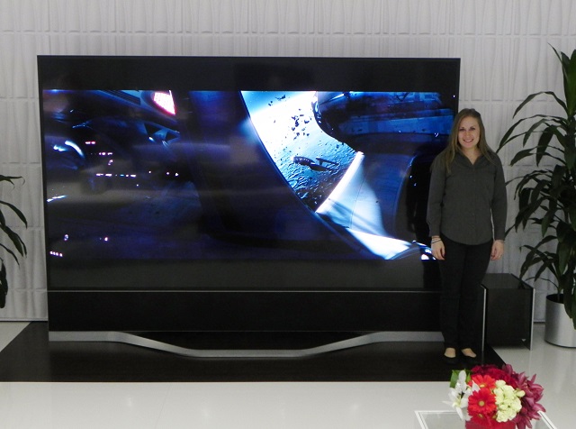 VIZIO's new Reference Series UHD television is 120" diagonal.