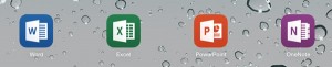 Microsoft Office for iPad Apps