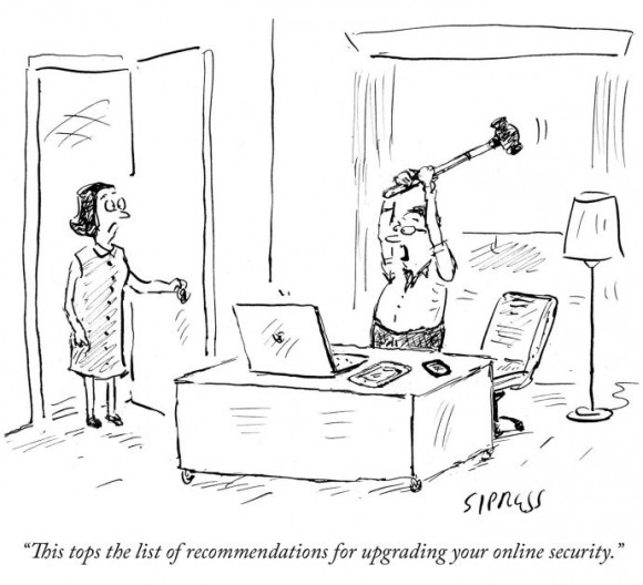 daily-cartoon the new Yorker online security