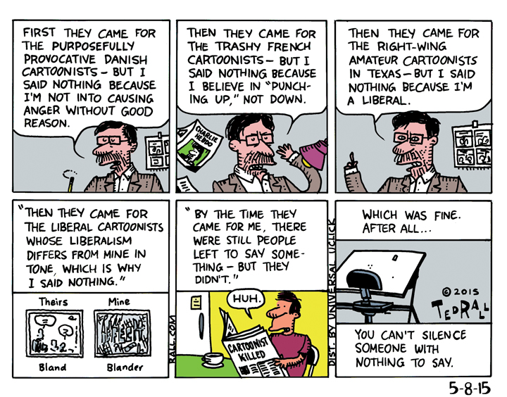 RIP political cartoonists ted rall