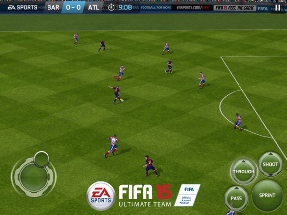 FIFA 15 Ultimat Team gameplay