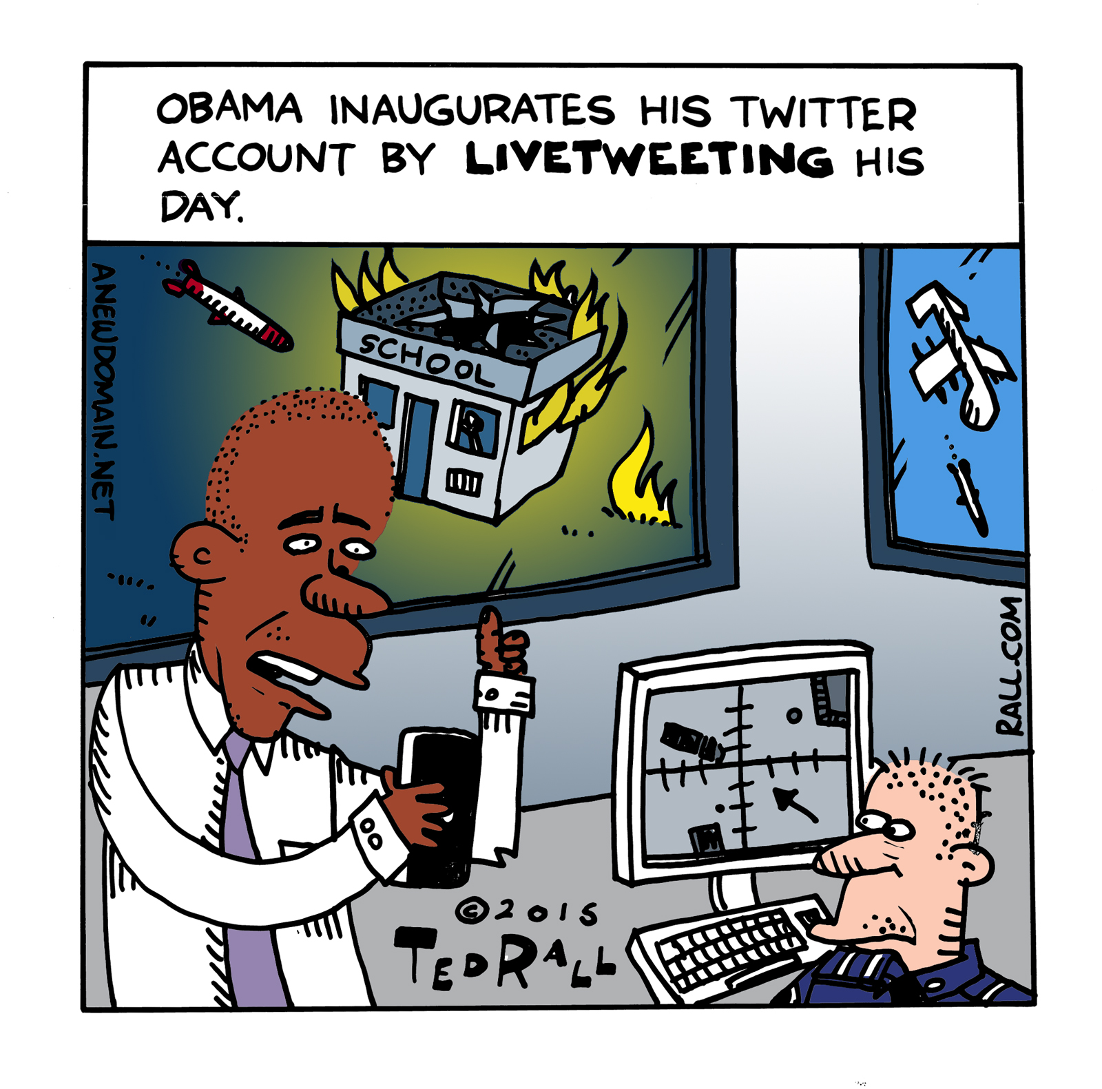 obama's new twitter account