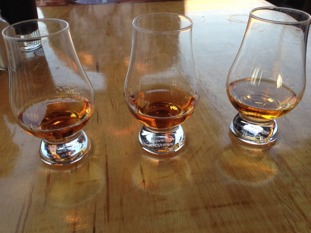 bourbon whiskey flight