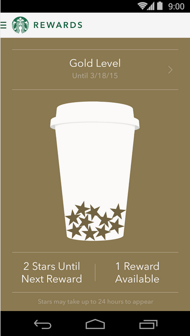 starbucks for android gamification