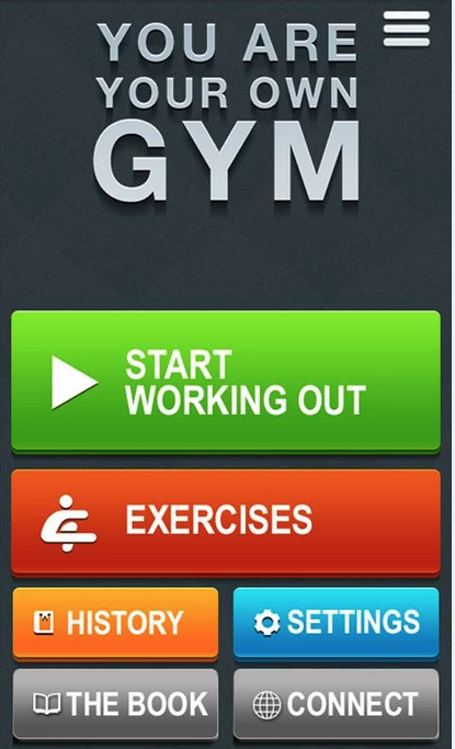 you are your own gym home screen