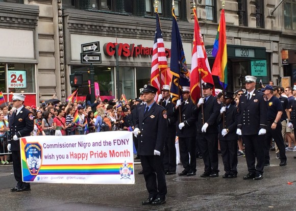 new york city pride parade 2015 fdny