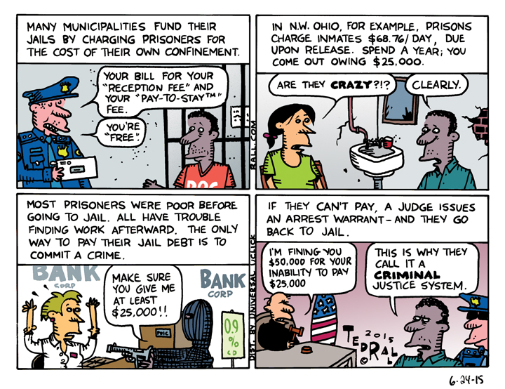 ted rall cartoon jail charges