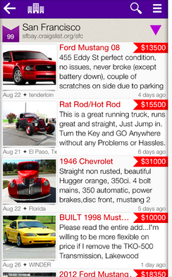 cpro for android cpro free client for craigslist craigslist mobile craigslist pro