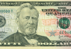 boring US currency grant $50 bill