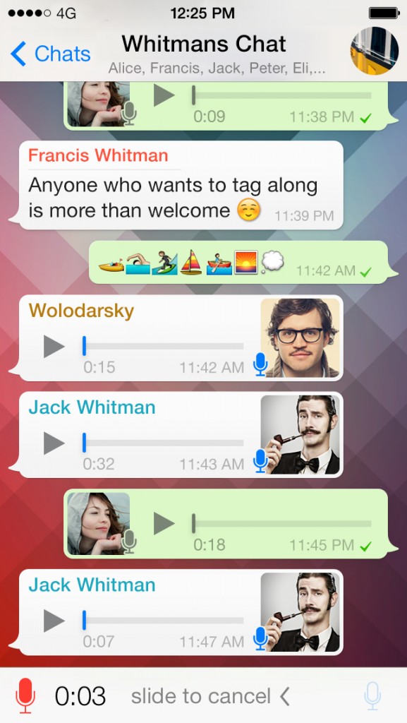 WhatsApp-Whitman-Chat-screenshot