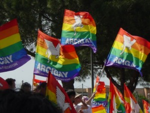 rainbow flags and hate