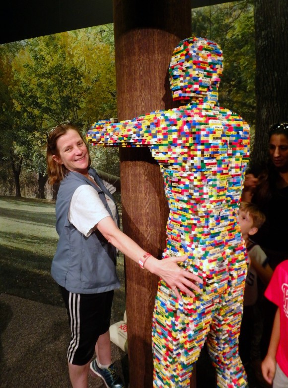The butt of this Hugman was huggable art of the brick