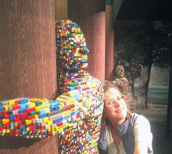 Terry found the Hugmen quite huggable art of the brick