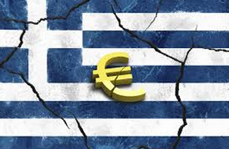 Greek Flag with Euro