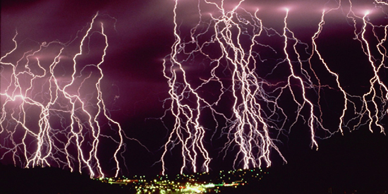 lightning strikes global warming