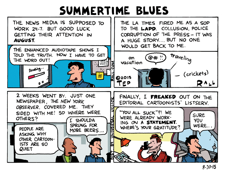 Ted Rall LA Times LAPD Scandal