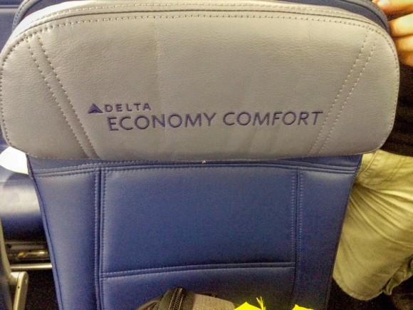 Delta Comfort seat headrest-Terry Gardner shot