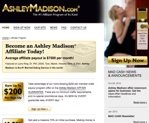 ashleymadison ashley madison not a dating site ashleymadison.com affiliate marketing