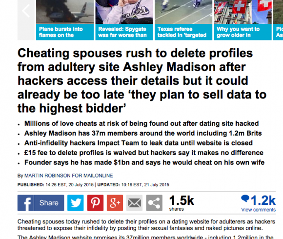 onlnemail piece that kicked off the ashley madison hoax