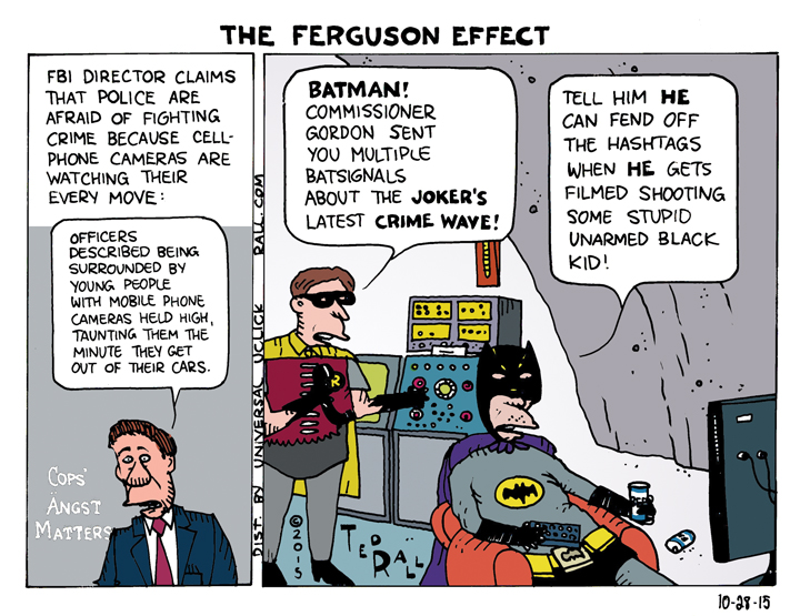 the ferguson effect batman ted rall