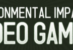 The environmental impact of video games infographic
