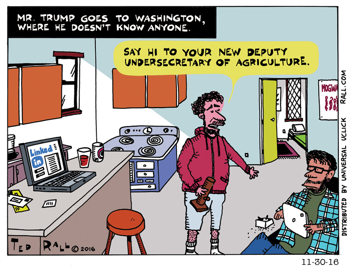 Mr. Trtump Goes to Washington, a Strange Land