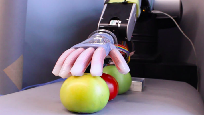 Cornell gentle touch soft hand robotic prosthetic video and research paper