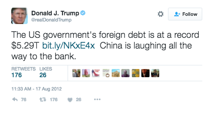 china warns donald trump china warned trump china warned donald trump tweets