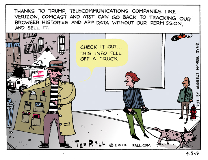 Ted Rall information privacy internet privacy