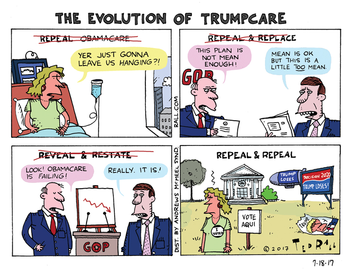 evolution of Trumpcare