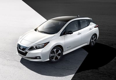 Nissan Leaf electric car vehicle CES 2018