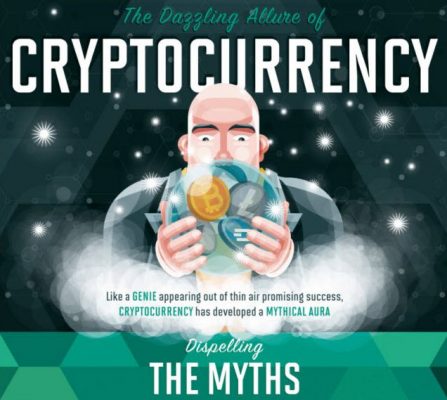 Cryptocurrency cover shot myths of cryptocurrency infographic